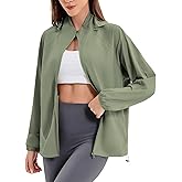 Kamotour Women's UPF 50+ Sun Protection Jacket Cooling Sun Shirt Lightweight Athletic Hoodie with Zipper Pockets Outdoor
