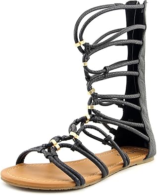 xoxo black sandals