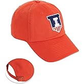 Desert Cactus University of Illinois Baseball Hat Fighting Illini Brimmed Embroidered Cap Adjustable Cloth Strap Adult Type B