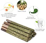OSDUE Catnip Sticks Cat Teething Toys 12pcs Natural Wood Chews for Teeth view 3