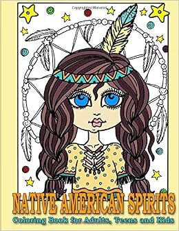 Amazoncom Native American Spirits Coloring Book For - 