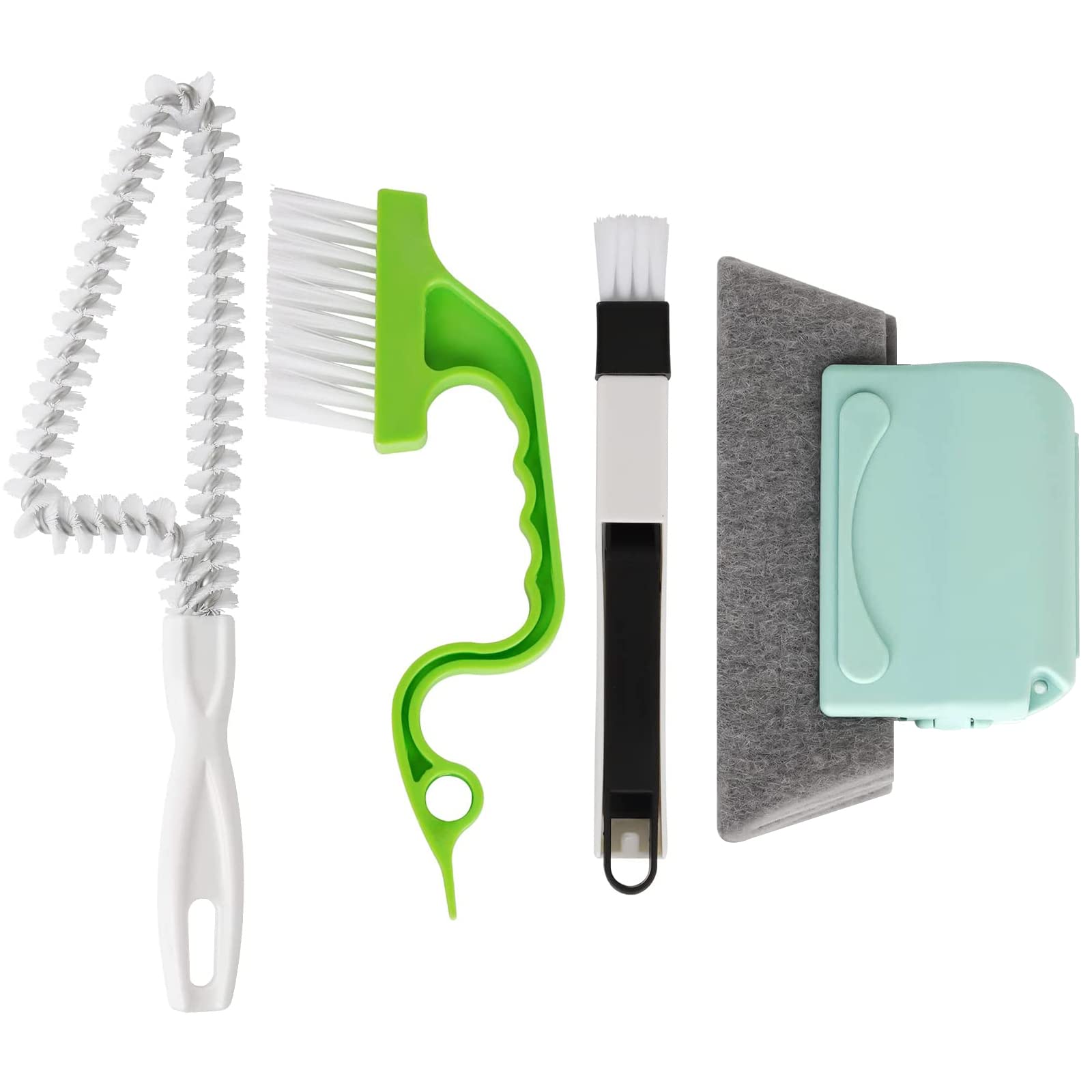 Photo 1 of Window Track Cleaning Tools Sliding Door Window Groove Gap Brush Hand-held Sliding Door Track Crevice Cleaner, 4 PcsX003SJSWUL
