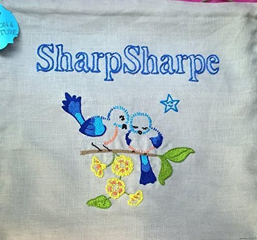 Wedding Gift Anniversary Present Needlework Handmade Specialized Bluebird Home Decorations Art Customizable Mr. and Mrs. Bluebirds