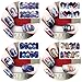 Christmas subject nail stickers,Nail Art Travel sticker Beauty Nail Decorations Toolnail paster, Easy Nail wrap Set for Finger or Toe，24 Sheets