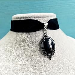 PINCHUAN 1PCS Black Choker Necklace for Women