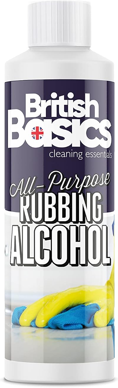 BritishBasics Purpose Rubbing Alcohol Isopropyl 250ml 99.9% IPA