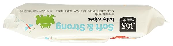 365 BY WHOLE FOODS MARKET, BABY TRAVEL WIPES, 56 COUNT