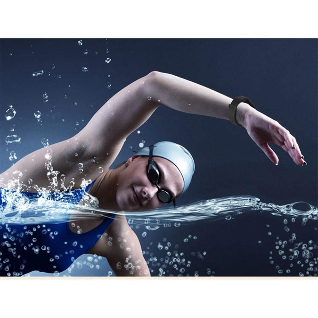 Pinsparkle Multifunctional Digital Display Buckle Closure Smart Bracelet Health Wristband Fitness Trackers