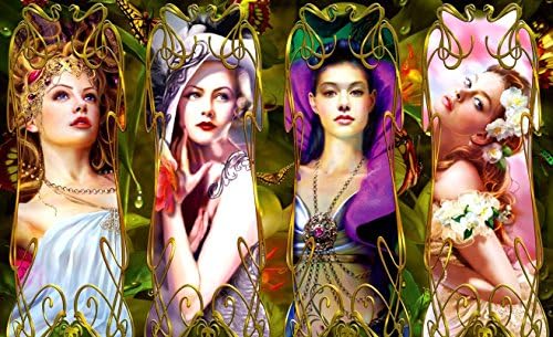 [ Impuzzle ] Visions - Four Seasons Goddess | 1014 Piece Jigsaw Puzzle for Adults, Teens and Family