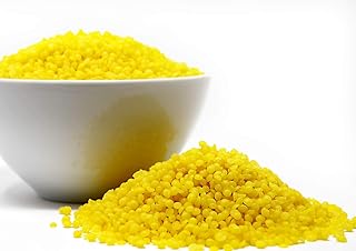 1kg = 1000g 100% Reine Bienenwachs Pastillen | Wachs | Perfekt geeignet für Kosmetik & Kerzen Herstellung | 100% natur | deutsche Marke molinoRC®