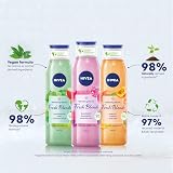 NIVEA Fresh Blends Raspberry Shower Gel 300ml Vegan Bottle 97% Recycled view 2