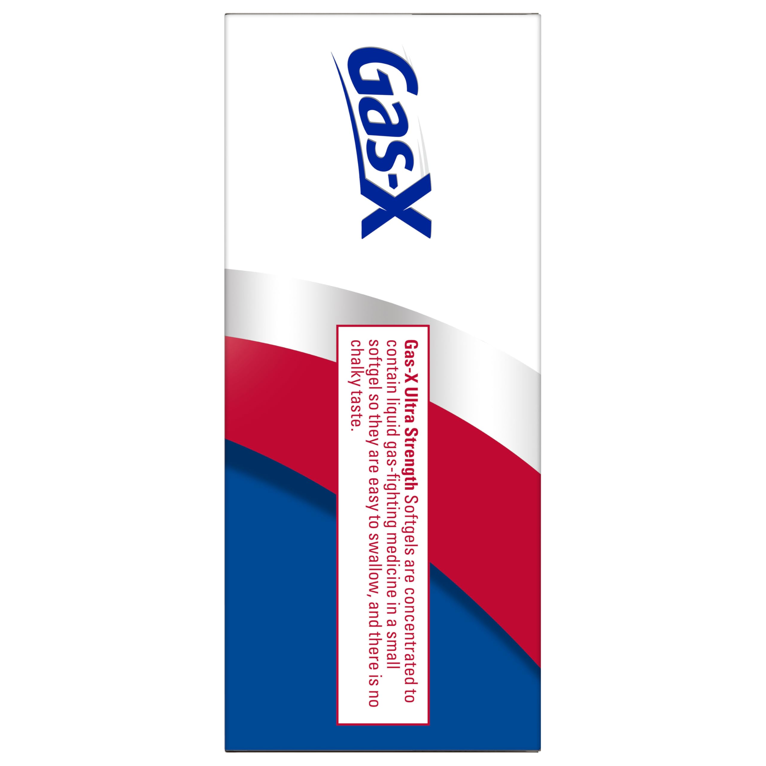 Gas-X Ultra Strength Gas Relief Softgels with Simethicone 180 mg for Bloating Relief - 50 Count