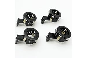 MaficRep 4Pcs PDC Black Parking Sensor Retainer 89348-33100 89348-33080 89348-34020 for Toya-ta Lexus RX350 RX450h 2013-2014