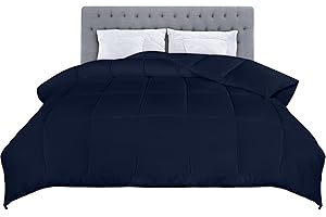 Utopia Bedding Comforters King UK Size, All Season Duvet Insert, Down Alternative Box Stitched Bed Comforter with Corner Tabs