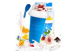 Slushie Maker Cup, Magic Quick Frozen Smoothies Cup Cooling Cup Double Layer Squeeze Cup Slushy Maker, Homemade Milk Shake Ic