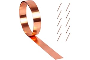 Copper Flashing 99.95% Pure - 38 Gauge 0.1mm Thick Copper Strip - Solid Copper Roll in Various Widths & Length – ASTM B152M C