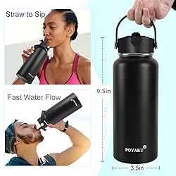 32oz Insulated Stainless Steel Water Bottle with