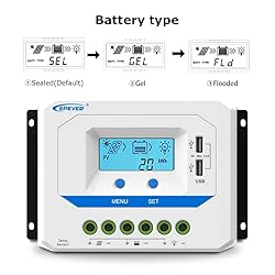 EPEVER® 10A Solar Charge Controller 12V/24V Auto