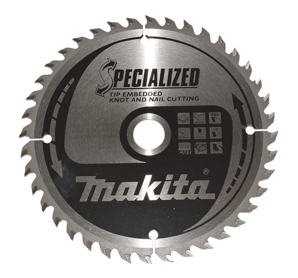 Makita B-33168 Specialized Tip Embedded Saw Blade 165x20x40T