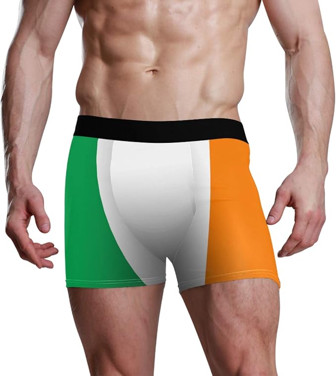 Comfortable Underwear Bulge Pouch Underpants Personalized for Men Boy St. Patrick's Dayireland