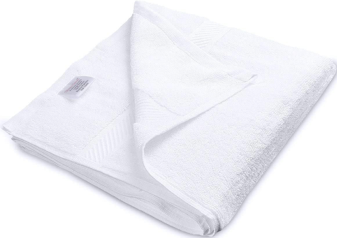 Utopia Towels Small Cotton Towels,White, 22 x 44 Inches Towels for Pool, Spa, and Gym Lightweight and Highly Absorbent Quick Drying Towels, (Pack of 6): Home & Kitchen