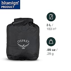 Osprey Ultralight 3L Waterproof Dry Sack, Black