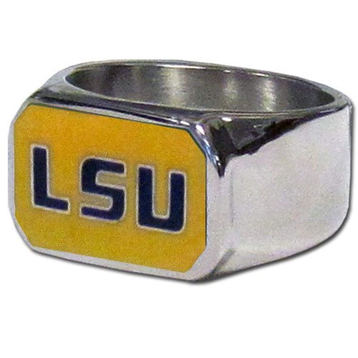 Siskiyou Sports NCAA LSU Tigers Steel Bottle Opener, Ring Size 12