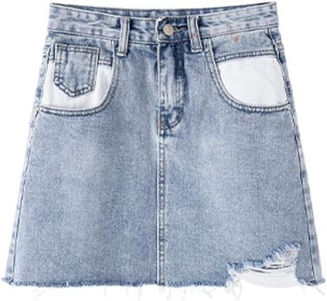 Amazon Bestmood デニムスカート レディース スリム タイトスカート デニム ファッション 台形スカート ハイウェスト 不規則 おしゃれ スカート コットン 快適 韓国風 夏 スカート 通販
