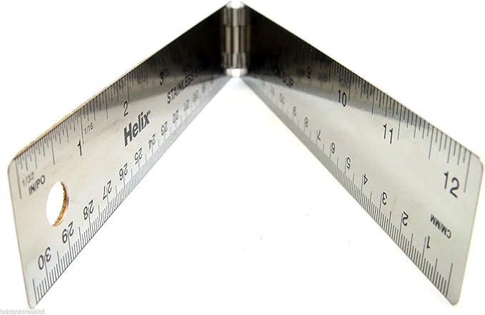 Helix Folding Ruler Rule Metal Folding Rule Stainless Steel Cork Back ...