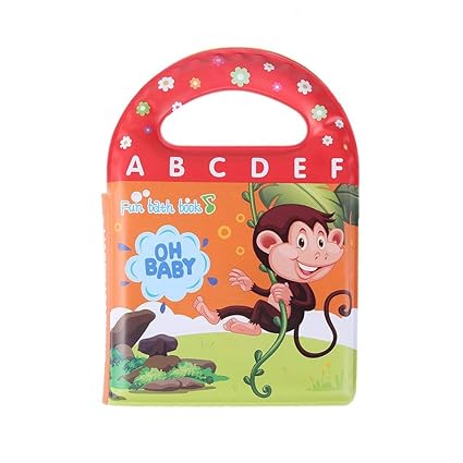 VIPECO Bath Books Baby Educational Toy EVA Tearing Resistance Books (Oh Baby) Reliable Quality and Durable