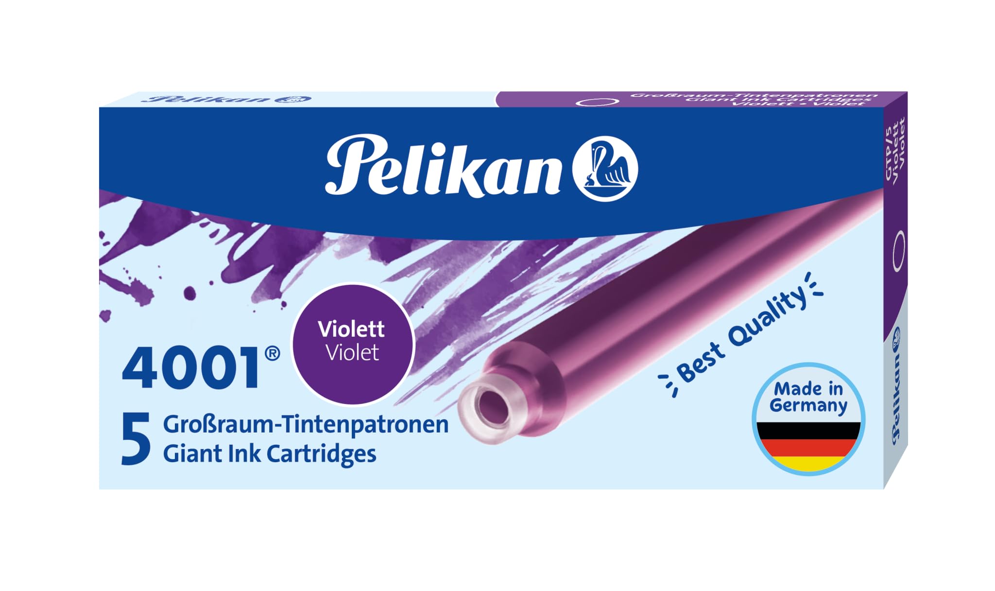 Pelikan Tintenpatronen 4001 GTP/5 Tintenpatrone 4001 GTP/5 violett I.ETUI