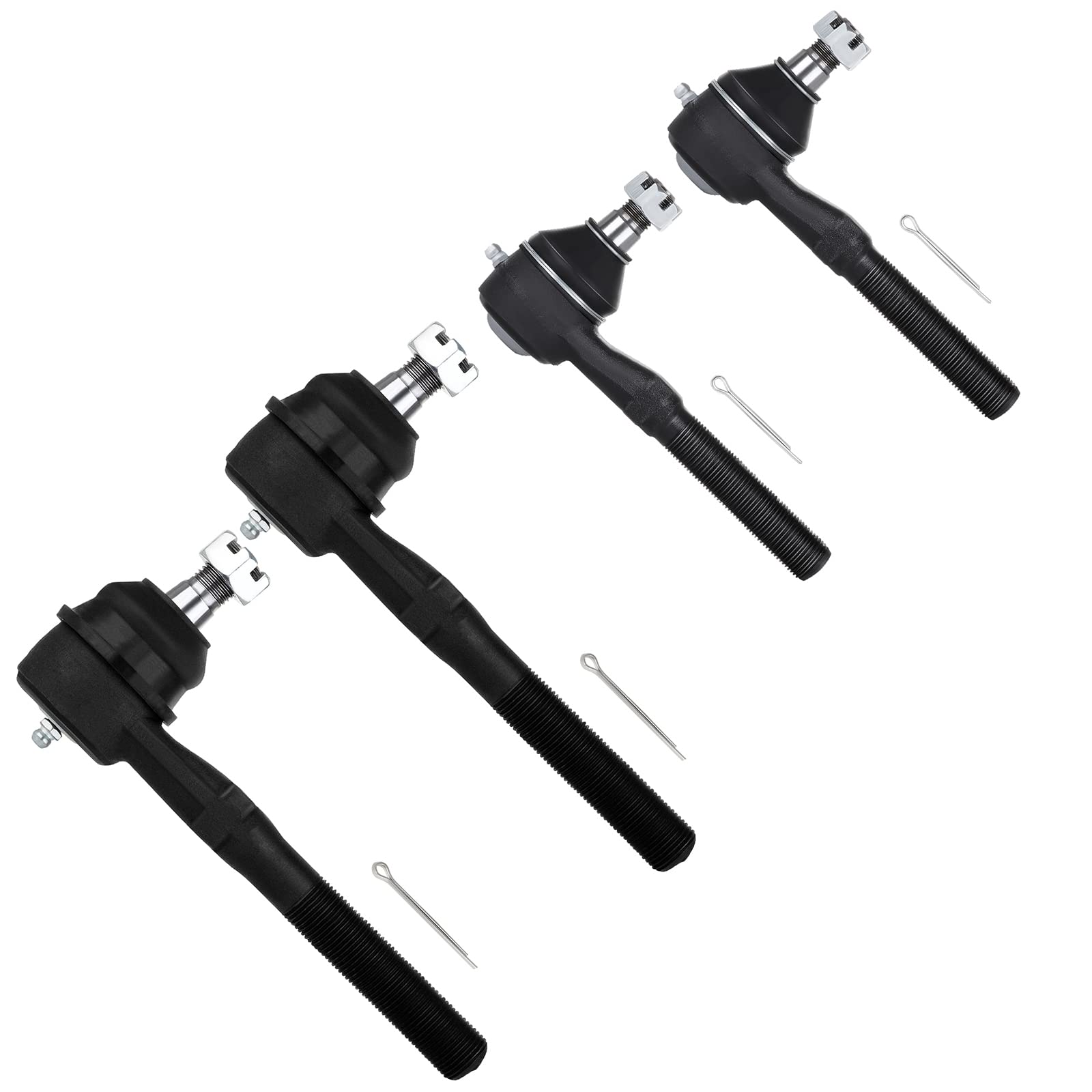 Photo 1 of SCITOO 4pcs 4WD Front Suspension Kit Inner Outer Tie Rod End Fit 1997-2002 For Ford Expedition 1997-2003 For F-150 1998-2002 For Lincoln Navigator