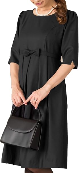 Amazon Co Jp Sweet Mommy 日本製 マタニティ 授乳服 フォーマルワンピース 授乳口付き ウールブレンド 大きいサイズ 小さいサイズ 総裏地つき ウエストリボン取り外し可能 お受験 入学式 卒園式 学校行事 礼服 お宮参り 服 ファッション小物