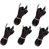USAV Set of 5 Speaker Cable for Bose Lifestyle Acoustimass System - RCA to Bare Wire