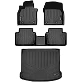 SMARTLINER Custom Fit All Weather 2 Row Floor Mats & Cargo Liner Set Compatible with 2019-2025 Mazda 3