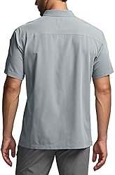 CQR Men's Short Sleeve Tactical Shirts, UPF