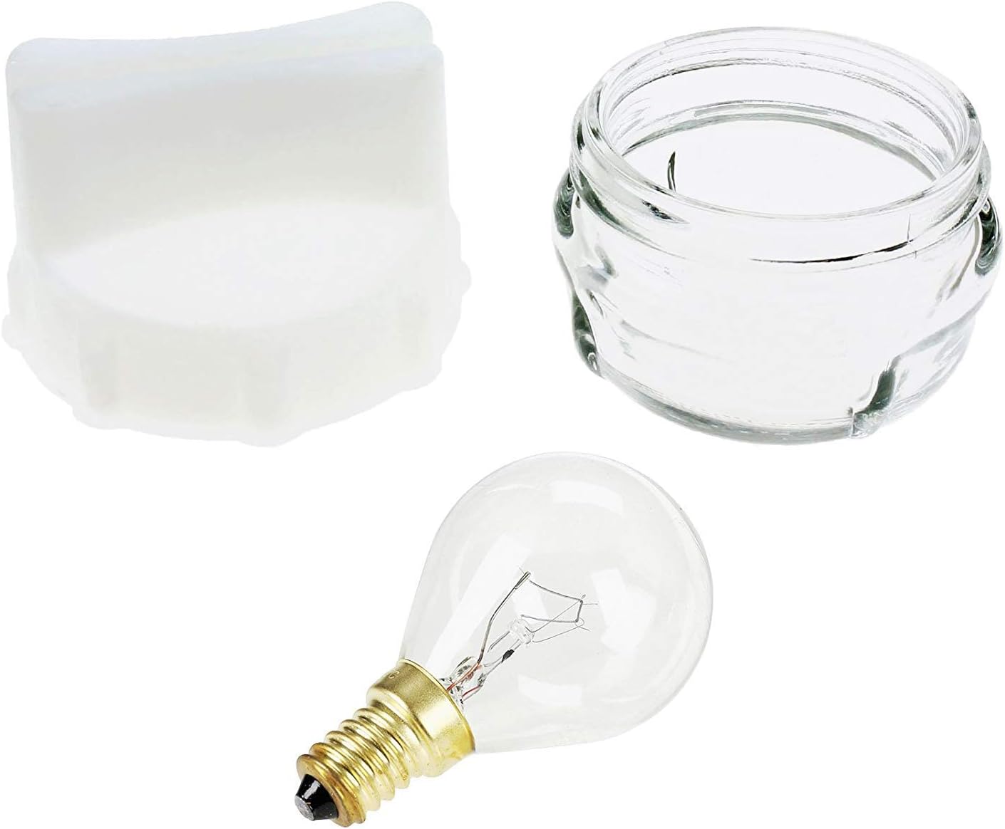 Qualtex Replacement High Temperature Lamp Bulb 40w and Lens Glass for