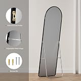 Warmiehomy Arched Full Length Mirror 165x60cm Floor Standing/Wall Hang view 4