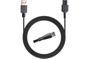 UIJINO OLOV Electric Trimmer Charger for OLOV Trimmer YH-7280, UL Listed Charger for Electric Razor for Men, 3.3ft Power Cord, 1 Cleaning Brush