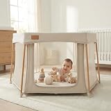 Venture Baby Playpen All Stars Joy Foldable Large Portable Taupe 6-36 Months view 3