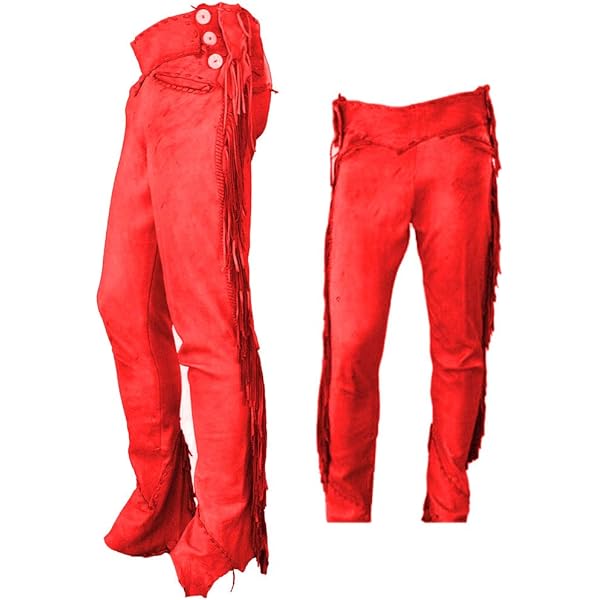 Prime Quality Gothic Men's Gothic Red Trouser Red Threads