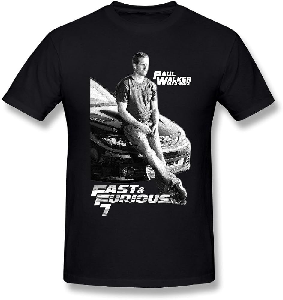 paul walker black t shirt