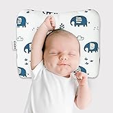 CIRIRE Unisex Soft and Breathable Baby Cushion 100% Organic Cotton Cover Machine Washable Toddler for Small Boys and Girls