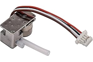 CHANCS Mini 8mm Precision Gear Stepper Motor Peristaltic Pump DC 3V 5V 3.7V Full Metal Gearbox Self-priming Liquid Pump for Medical Experiment