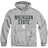 Michigan State University Stacked Unisex Adult Pull-Over Hoodie