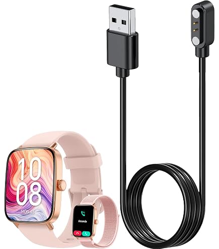 Amazon.com: YANMONGI Smart Watch Charger for Fitpolo GTX12 2Ft