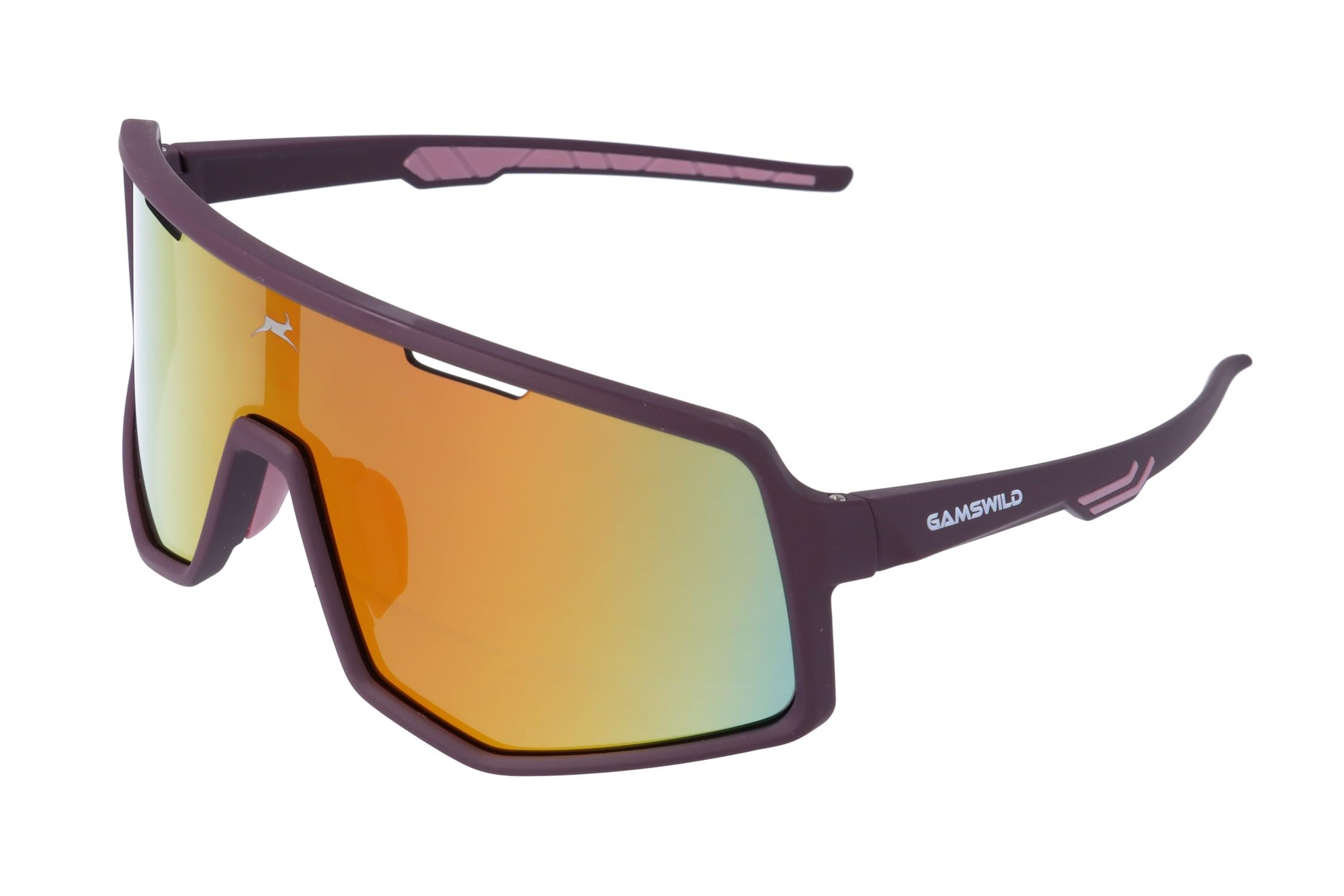 Gamswild WS4042 Sunglasses Ski Goggles Cycling Glasses Women Men Unisex | Purple | Berry | Black/Blue | Black-Red | Green