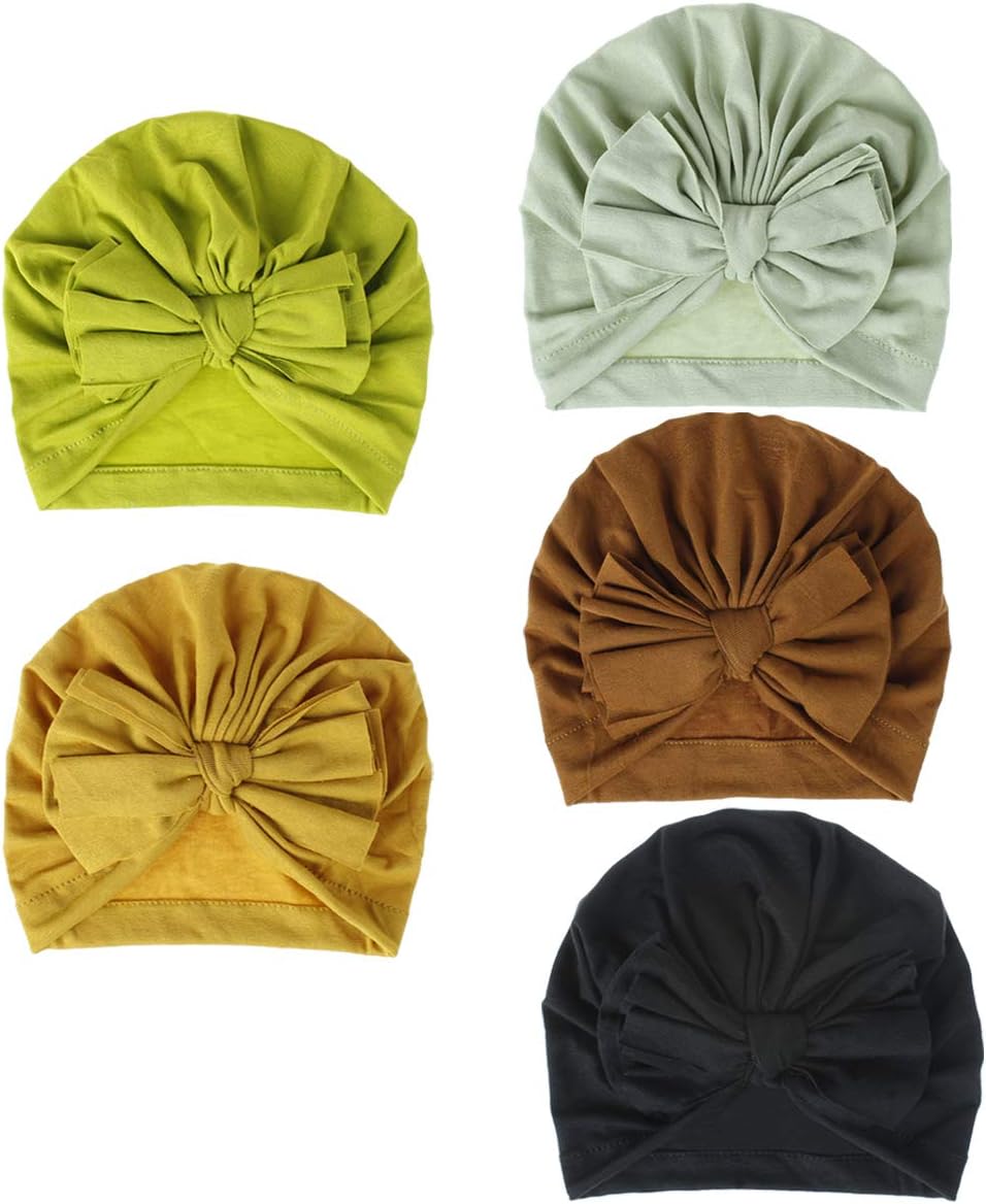 Newborn Baby Cotton Cloth Turban Toddler Rabbit Hospital Hat Ear Hat Kids Set Baby Cap
