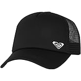 Roxy Women's Finishline Trucker Hat – 100% Cotton Adjustable Cap with Mesh Back, Lightweight and Breathable Style for Travel