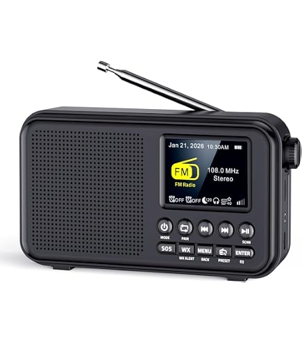 Sony ICF-R46 Radio AM/FM LED Tuning Indicator Ultra Slim Size